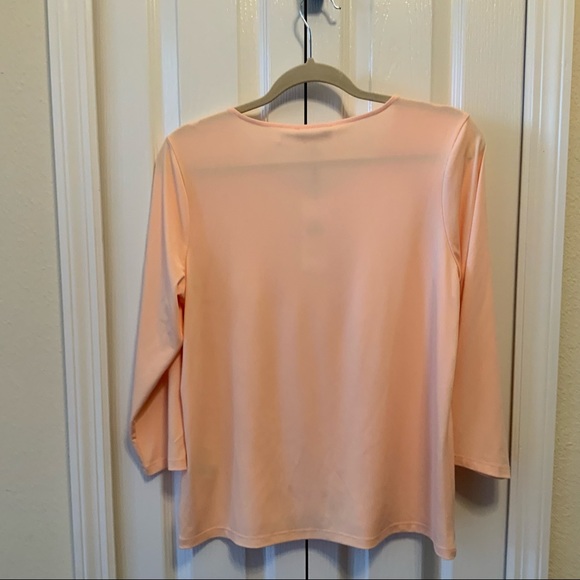 NWT Calvin Klein Peach Top - Picture 3 of 5